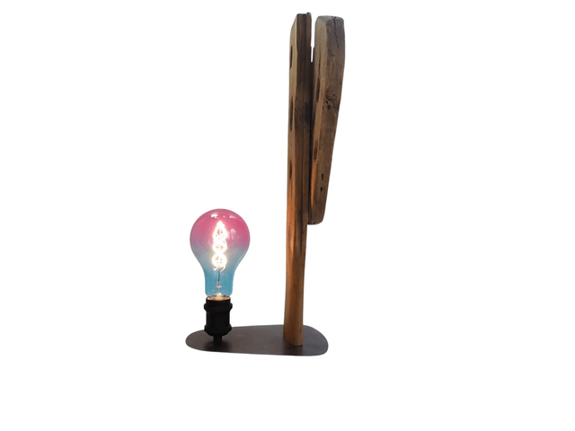 Lampe bois 