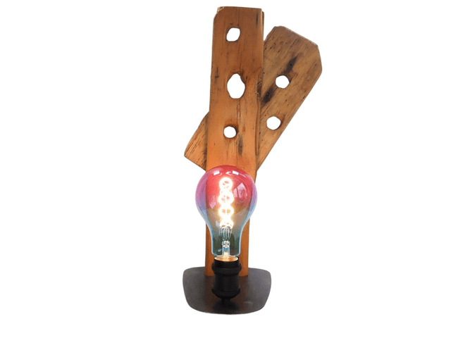 Lampe bois 