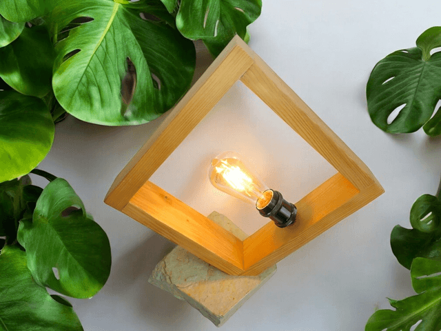 Lampe carré